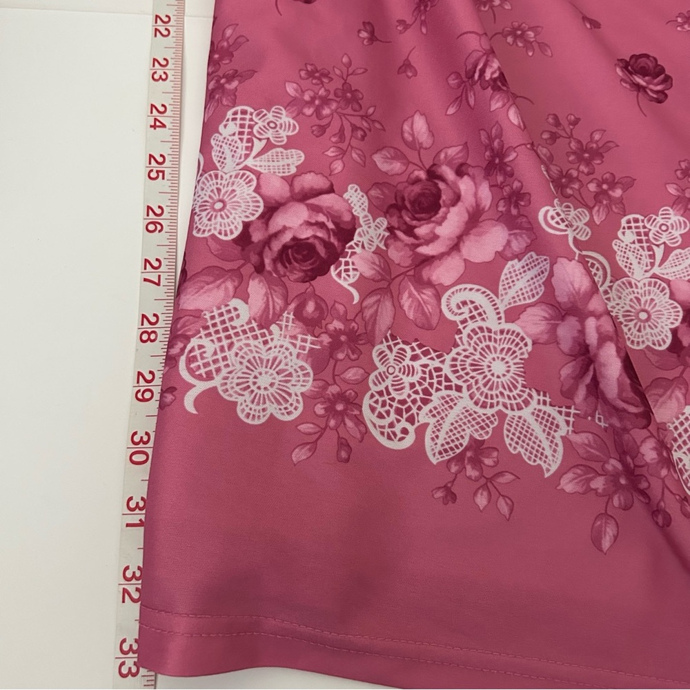 Anthony Richards Pink Floral Muumuu Housedress Lo… - image 8